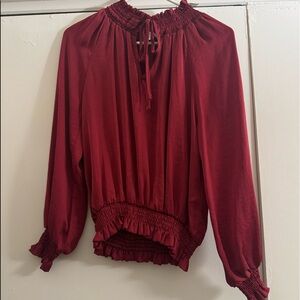 Ruby Red Blouse